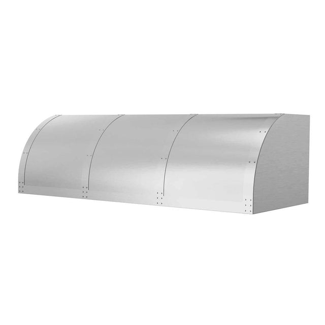 BlueStar - 60'' Bonanza Wall Hood With Designer Metal Strapping And Rivets. - Stainless Steel