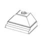 BlueStar - Professional Metal Liner 46'' __ X 22-11/16''D X 12''H Sloped Sides