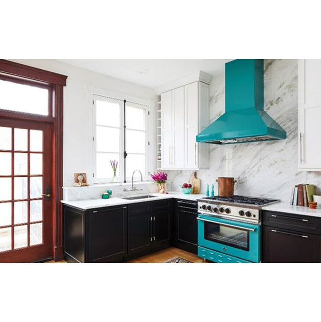 BlueStar - Pyramid Style (30''D X 30''H) Includes 2Pc. Flue (12''W)- 600 In-Hood Blower Incl. - Standard RAL Semi-Gloss Paint