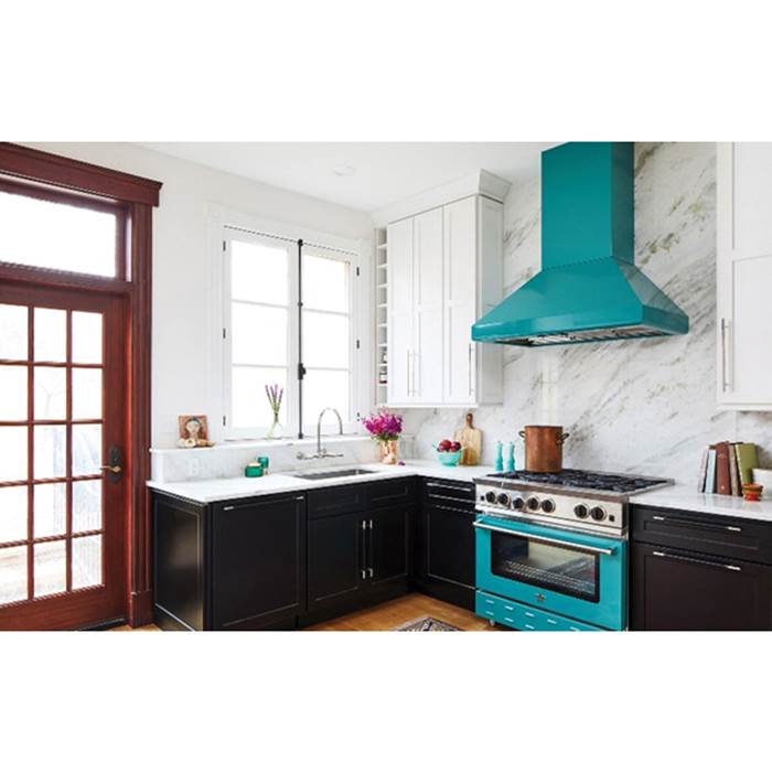BlueStar - Pyramid Style (60''D X 30''H) Includes 2Pc. Flue (24''W). - Specialty Paint Finish