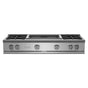 BlueStar - 48'' Nova (Rnb) Range Top - (4) Burners With 24'' Charbroiler - Stainless Steel