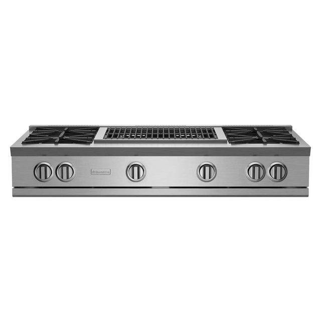 BlueStar - 48'' Nova (Rnb) Range Top - (4) Burners With 24'' Charbroiler - Stainless Steel