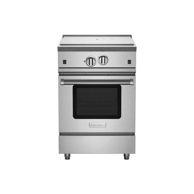 BlueStar - 24'' Nova (Rnb) Range - 24'' French Top - Stainless Steel