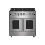 BlueStar - 36'' Precious Metals Range - (6) Burners And French Door Oven - Custom Color Match Paint