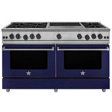BlueStar - 60'' Nova (Rnb) Range - (6) Burners With 24'' Charbroiler - Specialty Paint Finish