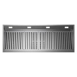 60'' Sahara Curved Sides Wall Hood With Designer Metal Strapping And Rivets.
