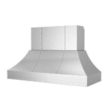 BlueStar - 60'' Wrangler Wall Hood With Brushed Stainless Strapping And Rivets. - Specialty Paint Finish