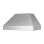 BlueStar - 42'' Hampton Wall Hood With Designer Metal Strapping And Rivets