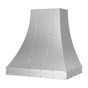 BlueStar - 36'' Ridgeline Wall Hood With Brushed Stainless Strapping And Rivets