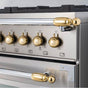 Bertazzoni - Gold Decor Set for Range and Hood - Gold