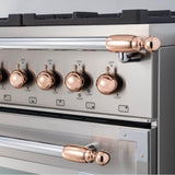 Bertazzoni - Copper Decor Set for Range and Hood - Polished Copper