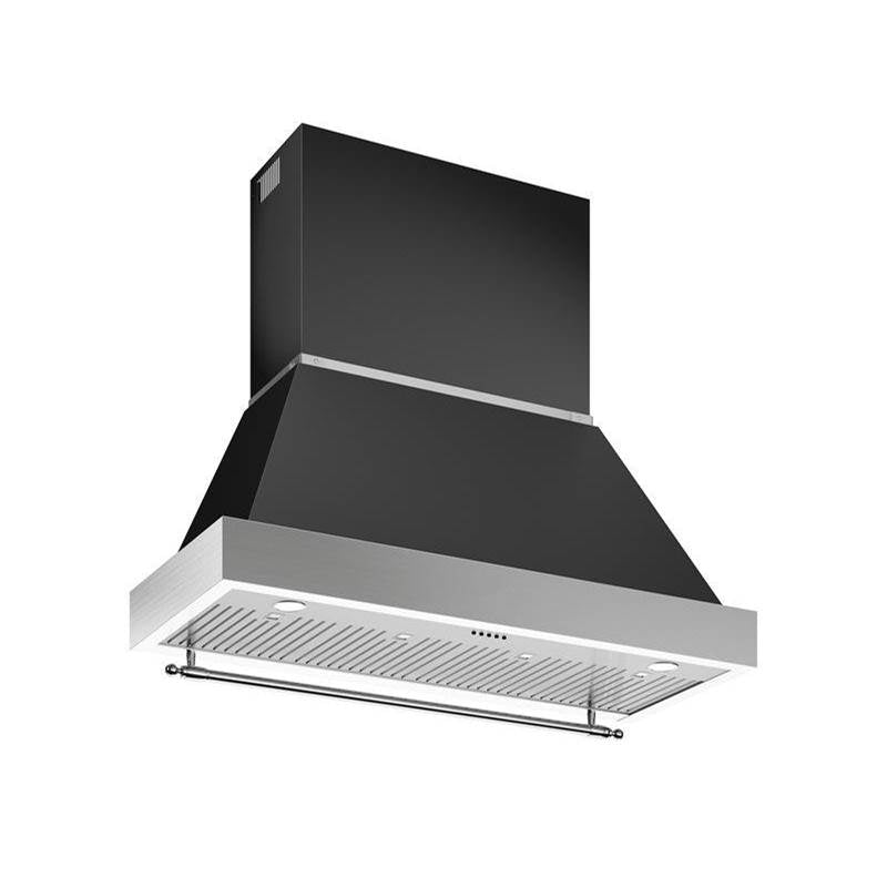Bertazzoni - Canopy Hood, 48'', Nero - Nero Matte