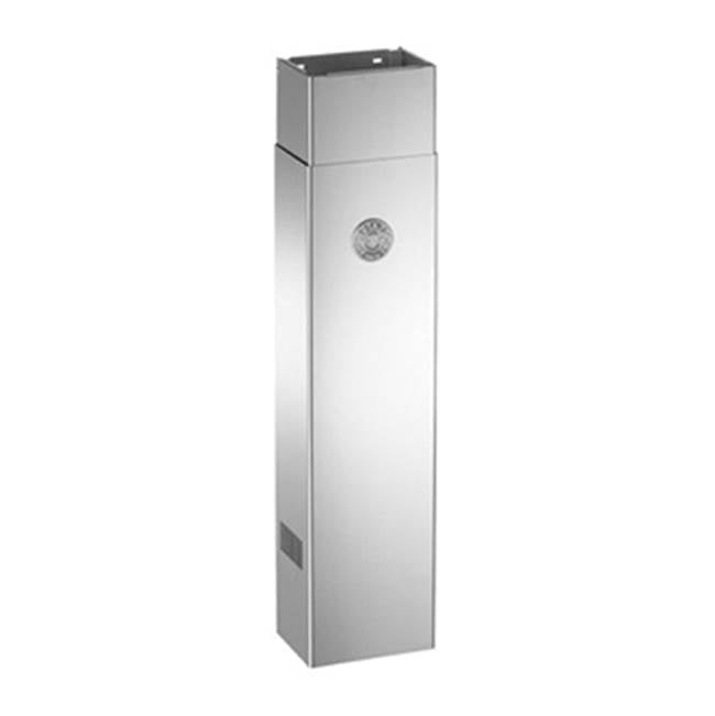 Bertazzoni - Narrow Tall Cover, For Professional KU Hoods 1 Motor Only Sizes (KU48PRO1X, KU36PRO1X, KU30PRO1X, KU24PRO1X) 9.43'' W, Up to 144'' Ceiling (Install) H - Stainless Steel