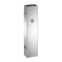 Bertazzoni - Narrow Tall Cover, For Professional KU Hoods 1 Motor Only Sizes (KU48PRO1X, KU36PRO1X, KU30PRO1X, KU24PRO1X) 9.43'' W, Up to 144'' Ceiling (Install) H - Stainless Steel