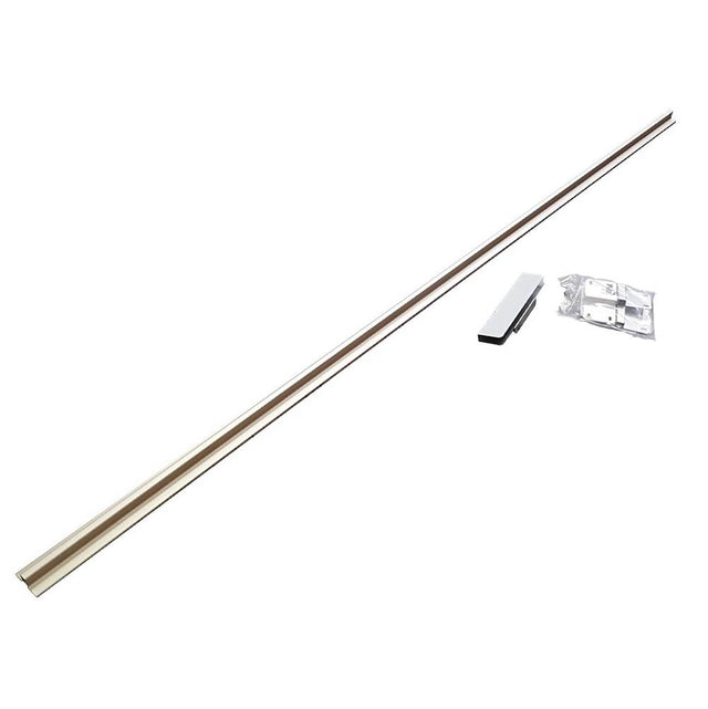Bertazzoni - Side by Side Connection Trim Kit, For Panel Ready Refrigerators, 74.5'' Long - Stainless Steel