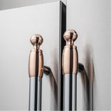 Bertazzoni - Decor Kit, Includes (3) Pair Handle Ends (3) Pair for Refrigerator and (1) Pair for Dishwasher - Copper
