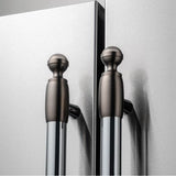 Bertazzoni - Kit, Includes (3) Pair Handle Ends (3) Pair For Refrigerator and (1) Pair For Dishwasher - Black Nickel