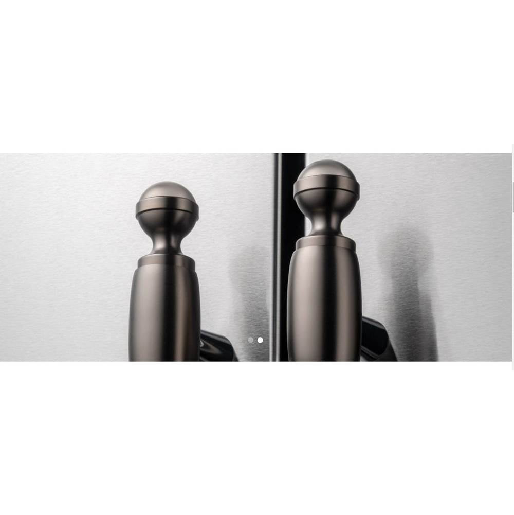 Decor Kit, Includes (3) Pair Handle Ends (3) Pair for Refrigerator and (1) Pair for Dishwasher