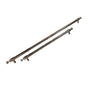 Bertazzoni - Handle Kit, For Heritage Series REF36 Built-In Refrigerators - Stainless Steel