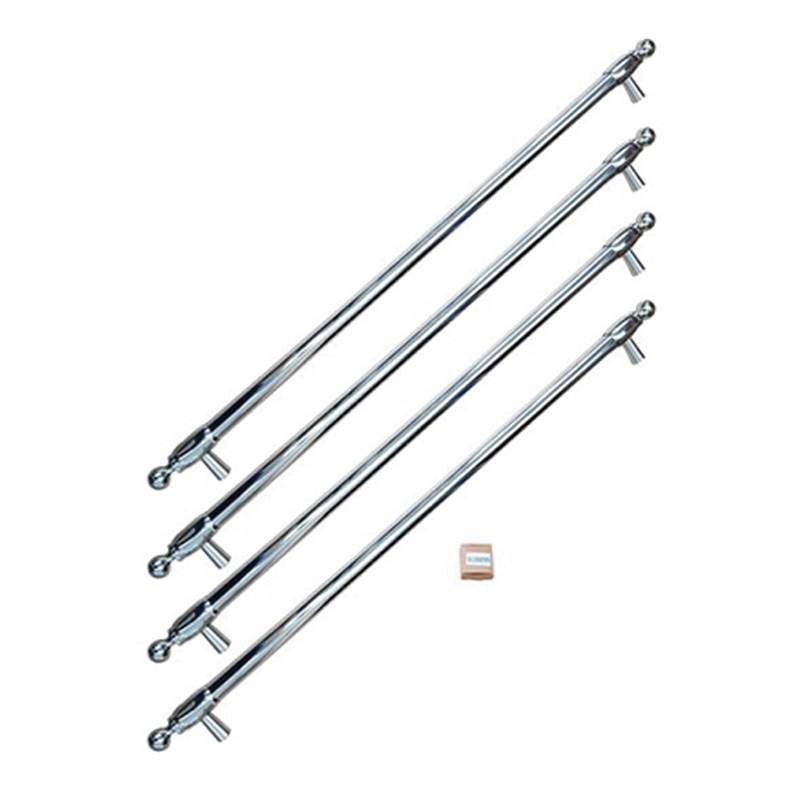 Bertazzoni - Handle Kit, For Heritage Series New 36'' French Door Refrigerator and REF36X-17 - Stainless Steel