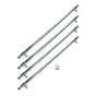 Bertazzoni - Handle Kit, For Heritage Series New 36'' French Door Refrigerator and REF36X-17 - Stainless Steel