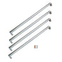 Bertazzoni - Handle Kit, For Professional Series New 36'' French Door Refrigerator and REF36X-17 - Stainless Steel