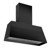 Bertazzoni - Contemporary Canopy Hood, 48'', 1 Motor, 600 cfm - Nero Matte