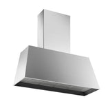 Bertazzoni - Contemporary Canopy Hood, 48'', 1 Motor, 600 cfm - Stainless Steel