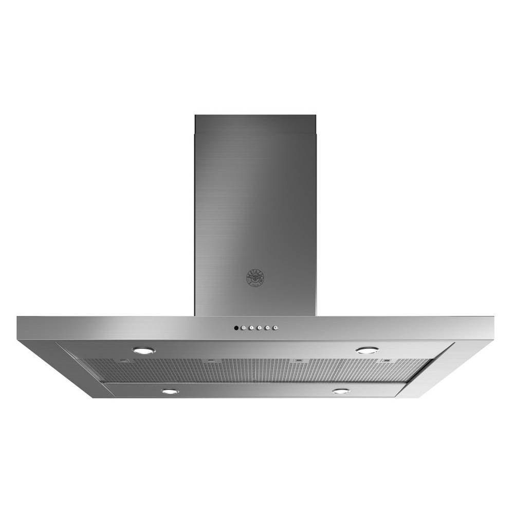 Bertazzoni - T Shape Island Hood, 48'', 600 cfm - Stainless Steel