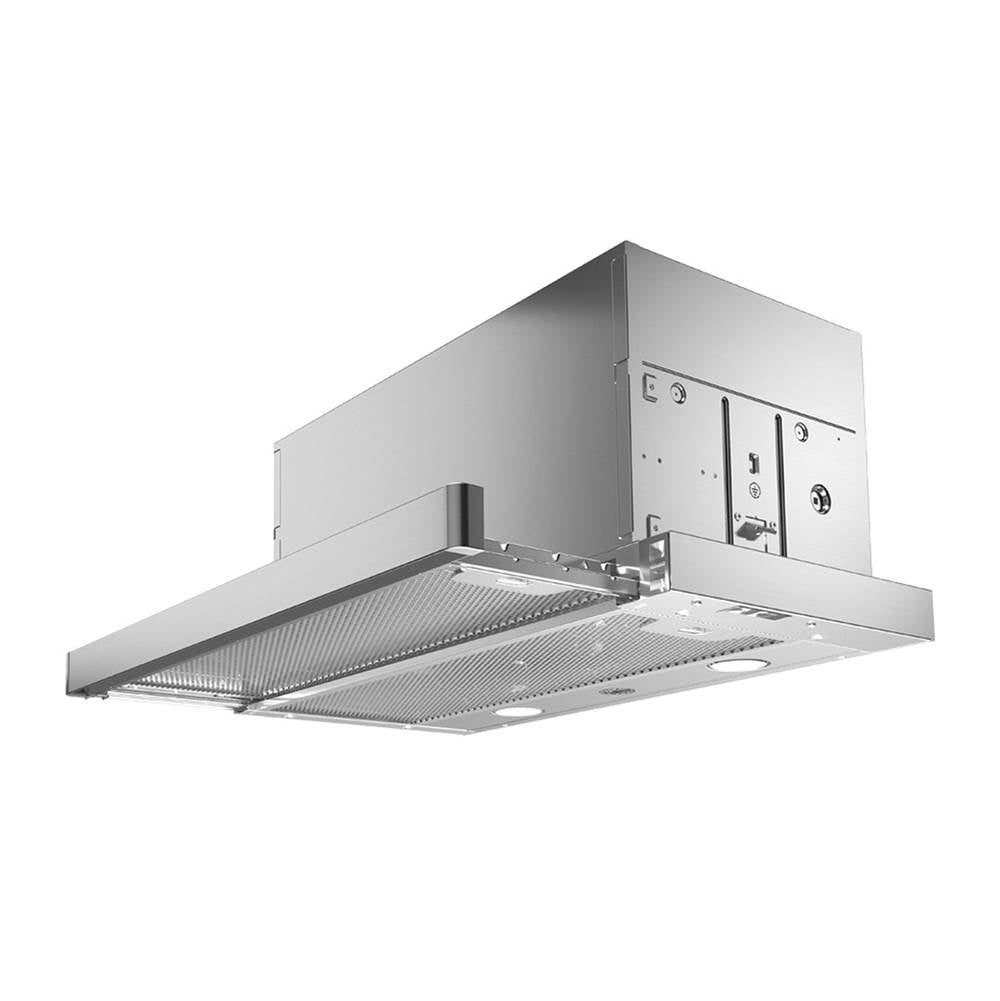 Bertazzoni - Telescopic Extension Visor Hood, 24'', 300 cfm - Stainless Steel