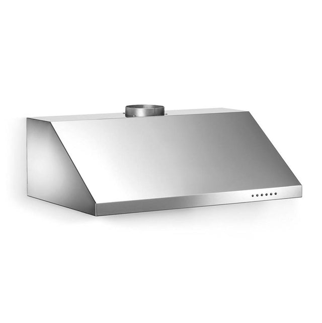 Bertazzoni - Canopy Hood, 30'', Undermount, Mesh Filters, 2 Halogen Lights, 600 cfm - Stainless Steel