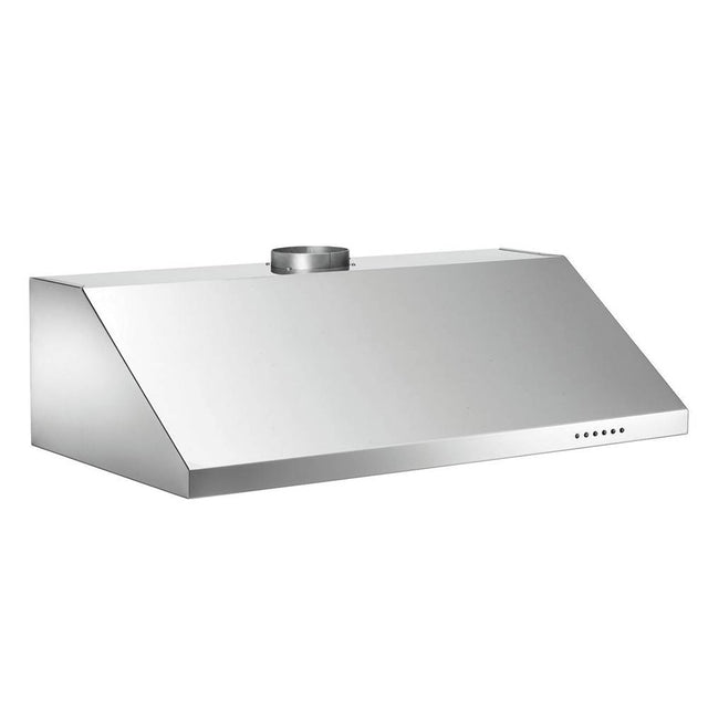 Bertazzoni - Canopy Hood, 36'', Undermount, Mesh Filters, 2 Halogen Lights, 600 cfm - Stainless Steel
