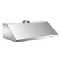 Bertazzoni - Canopy Hood, 36'', Undermount, Mesh Filters, 2 Halogen Lights, 600 cfm - Stainless Steel