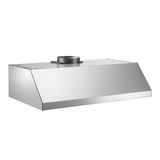 Bertazzoni - Canopy Hood, 36'', Undermount, Mesh Filters, 2 Halogen Lights, 400 cfm - Stainless Steel