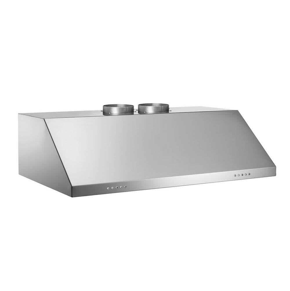 Bertazzoni - Canopy Hood, 36'', Undermount, Baffle Filters, 4 Halogen Lights, 1200 cfm - Stainless Steel