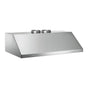 Bertazzoni - Canopy Hood, 48'', Undermount, Baffle Filters, 4 Halogen Lights, 1200 cfm - Stainless Steel