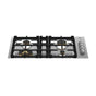 Bertazzoni - Master Series Drop-In Gas Cooktop, 4 Brass Burners, 30'' - Stainless Steel