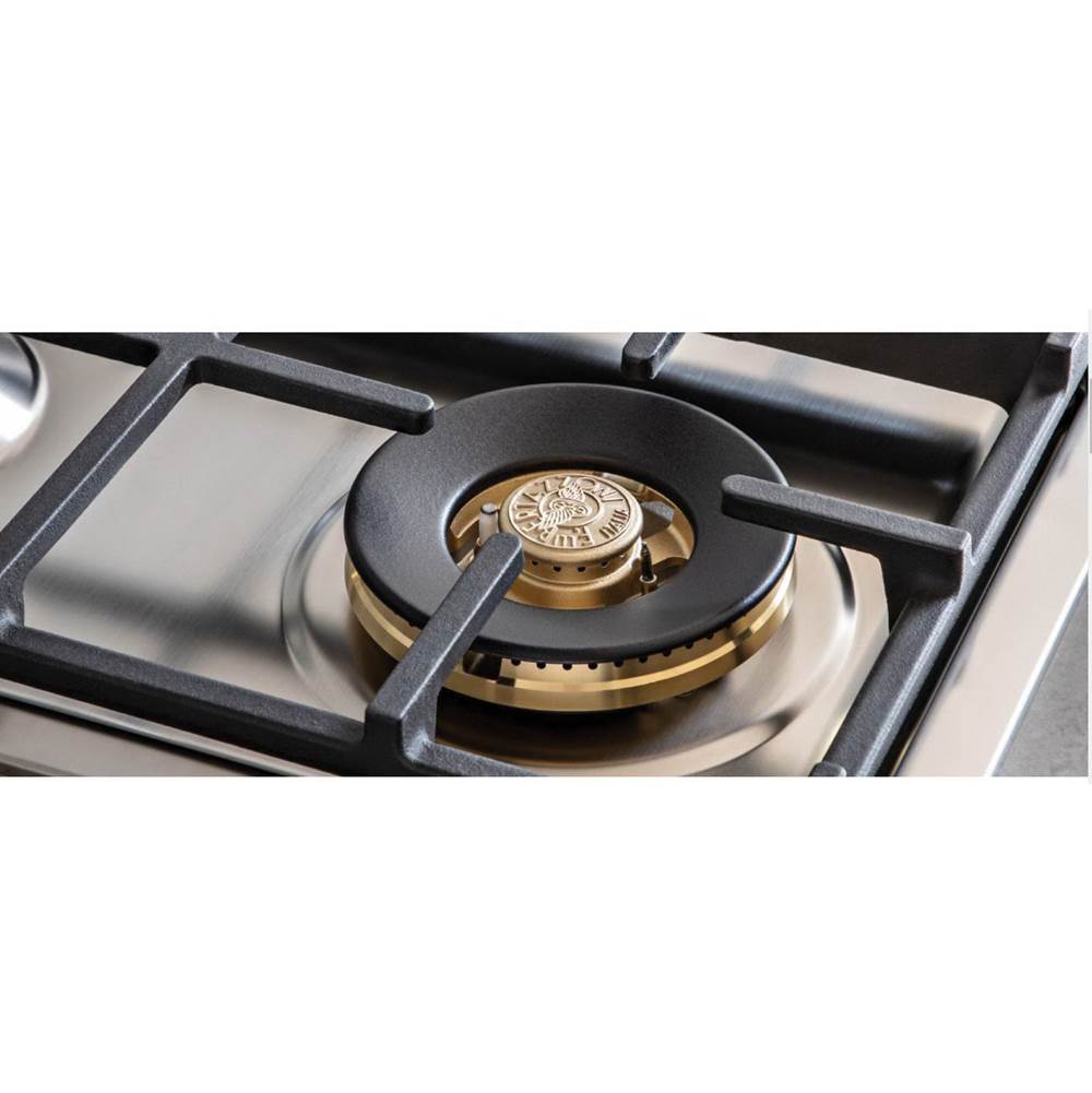 Master Series Drop-In Gas Cooktop, 6 Brass Burners, 36''