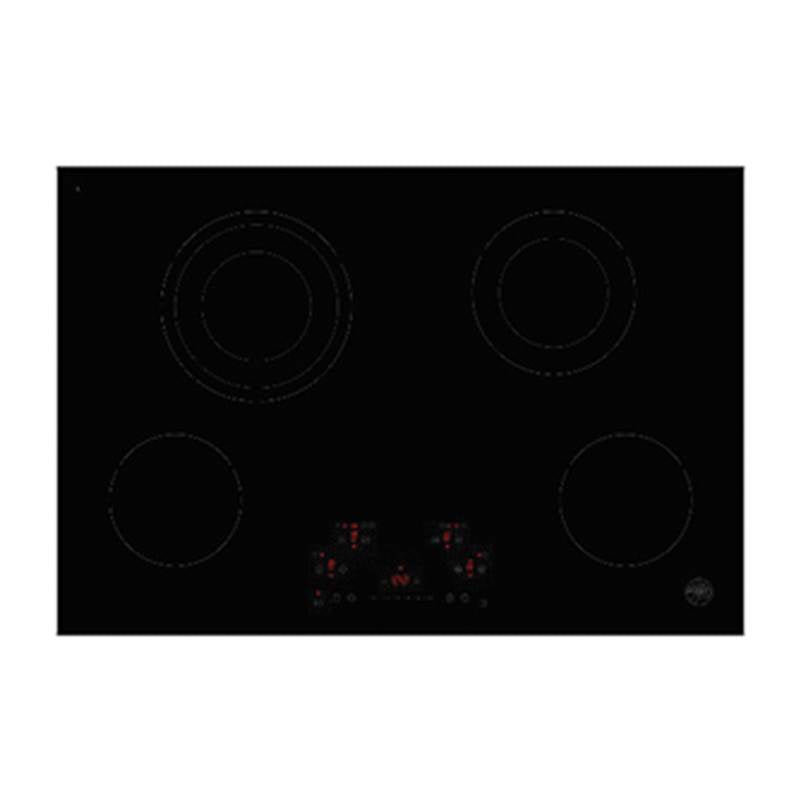 Bertazzoni - Ceran Touch Control Cooktop, 4 Heating Zones, 24'' - Nero