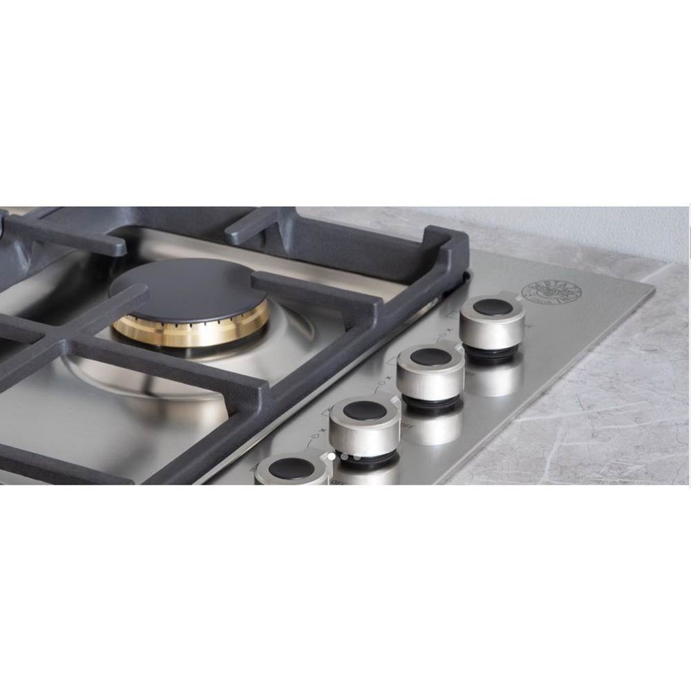 Professional Series Drop-In Gas Cooktop, 4 Brass Burners, 30''