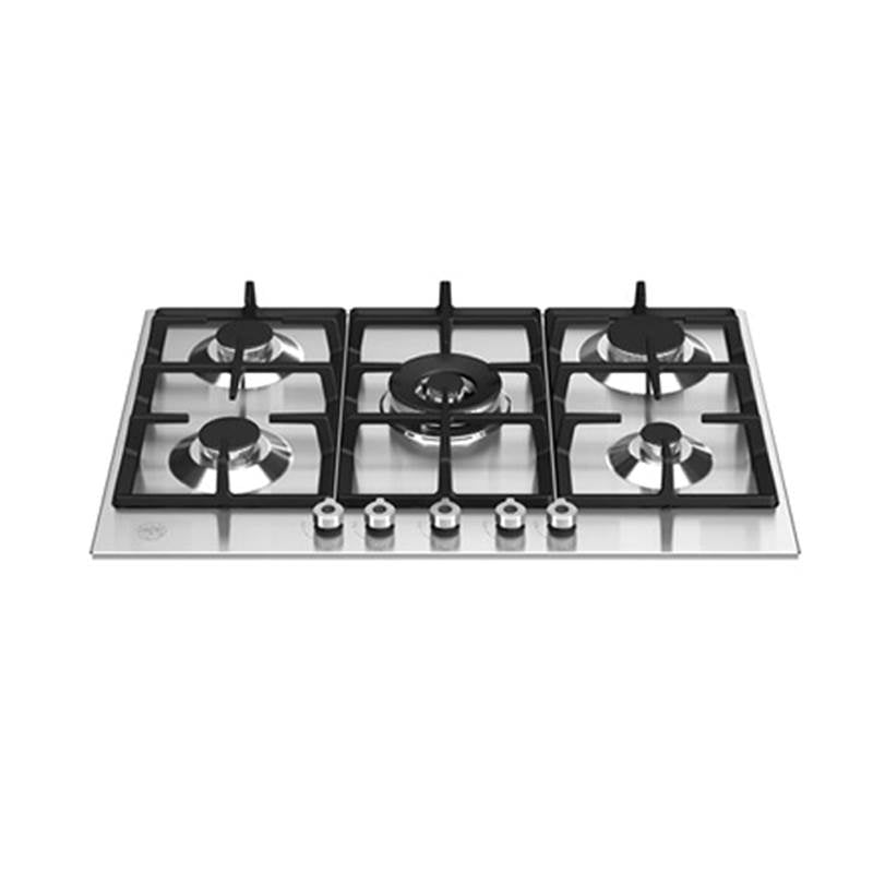 Bertazzoni - Professional Series Front Control Gas Cooktop, 5 Burner, 30'' - Stainless Steel