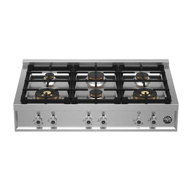 Bertazzoni - Professional Series Gas Rangetop, 6 Brass Burners, 36'' - Stainless Steel