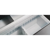 Counter Depth French Door Refrigerator, 36'', Ice and Water Dispenser through Door, Quattro Temp Zone Drawer