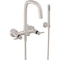 California Faucets - Contemporary Wall Mount Tub Filler - Gloss White