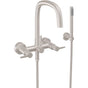 California Faucets - Contemporary Wall Mount Tub Filler - Gloss White