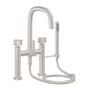 California Faucets - Contemporary Deck Mount Tub Filler - Gloss White
