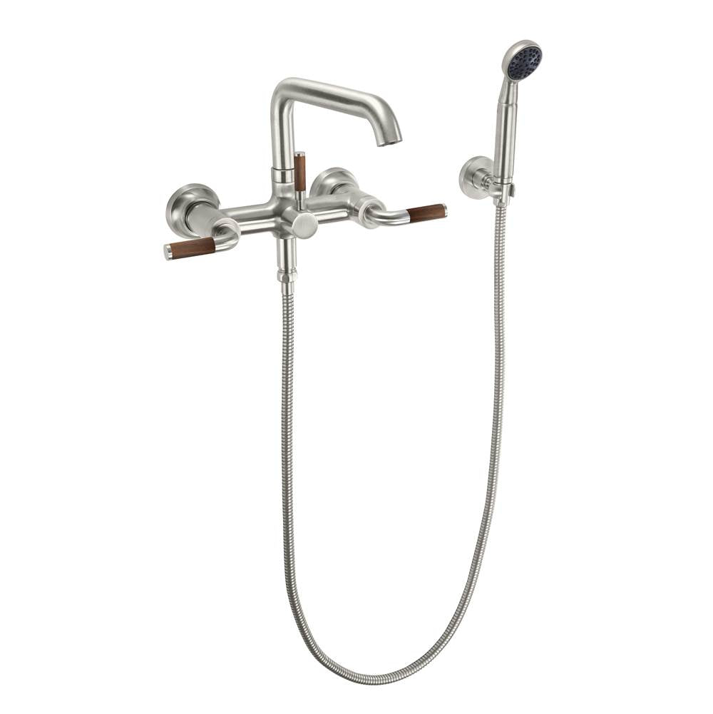 California Faucets - Industrial Wall Mount Tub Filler - Gloss White