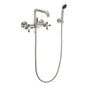 California Faucets - Industrial Wall Mount Tub Filler - Gloss White