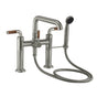California Faucets - Industrial Deck Mount Tub Filler - Gloss White