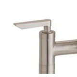 Contemporary Wall Mount Tub Filler - Arc Spout